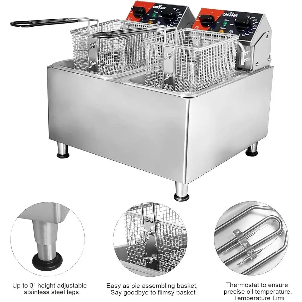 20L Dual Tank Electric Deep Fryer with Timer Removable Stainless Steel Oil Tank Powerful 3400W Temperature Control Easy 6 Mallzona Sf933ad569b1f41d39607213afb986a35O 20L Dual Tank Electric Deep Fryer with Timer Removable Stainless Steel Oil Tank Powerful 3400W Temperature Control Easy Mallzona