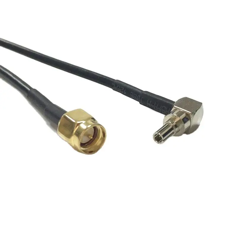 

New Wireless Modem Wire SMA Male Plug To CRC9 Right Angle Connector Rg174 Pigtail Cable 20cm 8" Wholesale Fast Ship