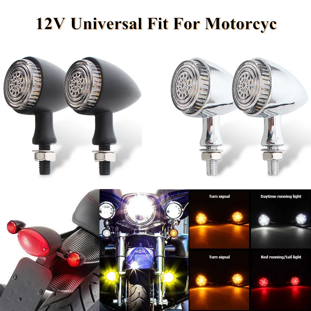 12V Motorcycle LED Turn Signal Light Tail light Indicator Blinker Flashing Lights clignotant moto led For Kawasaki Suzuki Harley
12V Motorcycle LED Turn Signal Light Tail light Indicator Blinker Flashing Lights clignotant moto led For Kawasaki Suzuki Harley