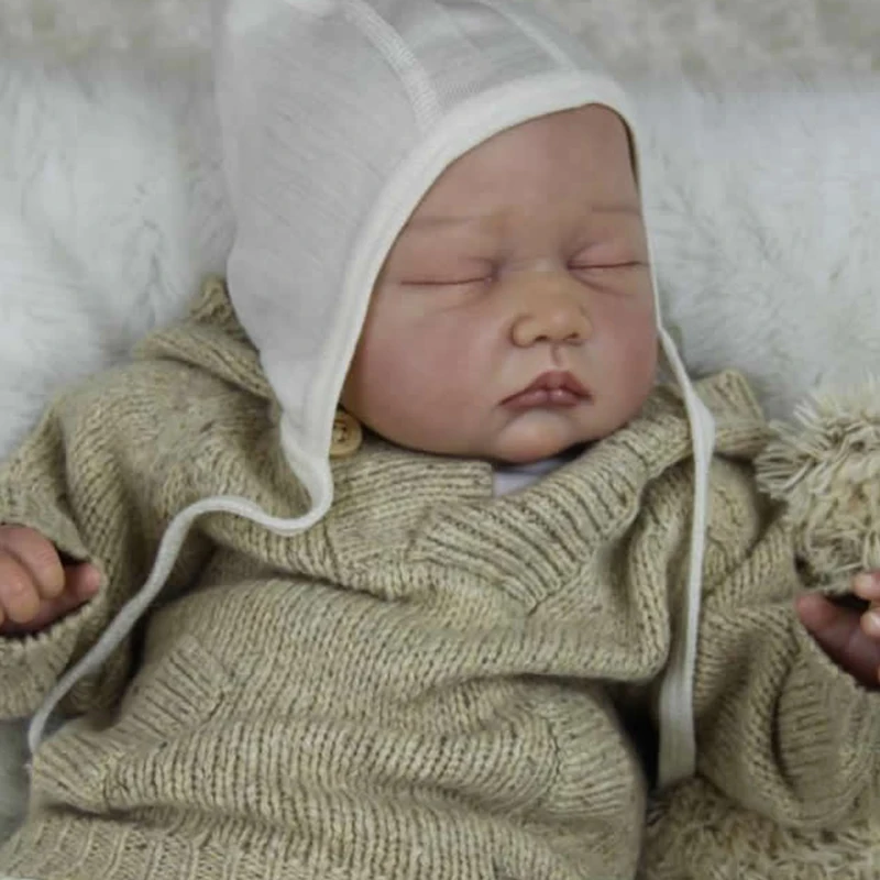 22 Inch Reborn Kit Sleeping Baby Molds Blank Unpainted Unassembled Kit Reborn Baby Doll Blank Kit
22 Inch Reborn Kit Sleeping Baby Molds Blank Unpainted Unassembled Kit Reborn Baby Doll Blank Kit