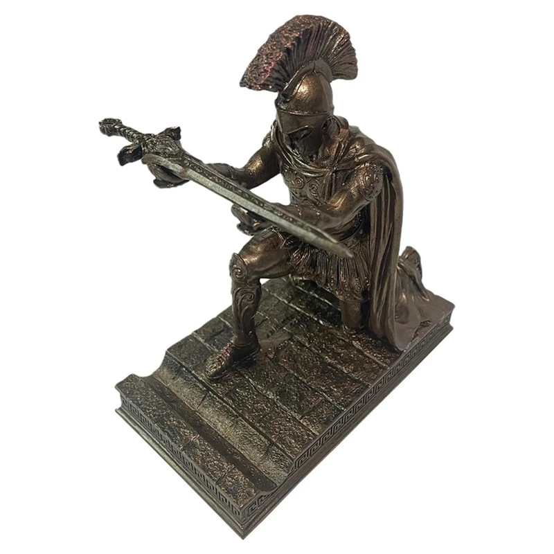 Knight Pen Holder With Helmet Statue Pen Holder Armor Roman Knight With Magnetic Pen Holder Phone Stand Easy To Use Bronze
Knight Pen Holder With Helmet Statue Pen Holder Armor Roman Knight With Magnetic Pen Holder Phone Stand Easy To Use Bronze