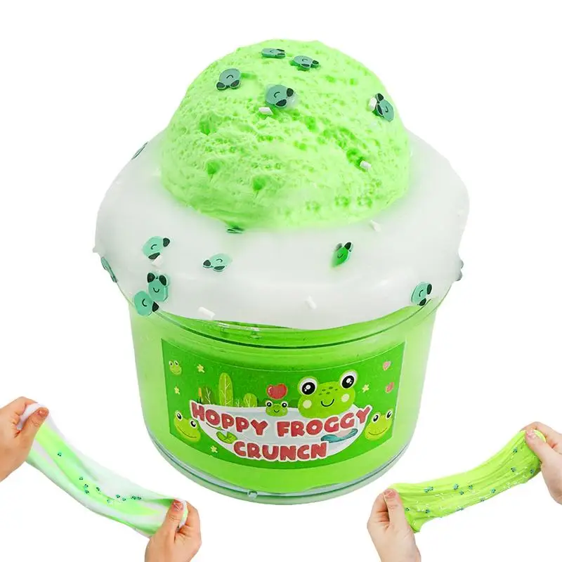 

Kids Stress Relief Toys Sludge Toy Sensory Toys Educational Toys Scented Green Frog Sludge Non-Sticky DIY Goodies Bag Toy Party