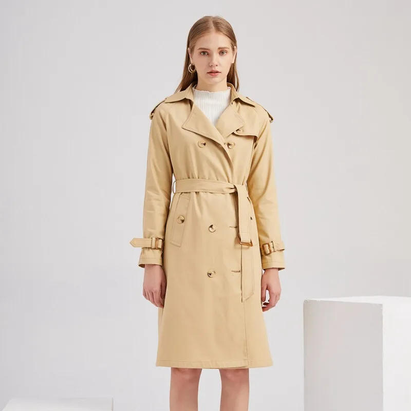 2023 Autumn Trench Coats Women Long Sleeve Luxury Jackets Cotton Clothes Fashion Design Casual Euro Ladies Outwear 
2023 Autumn Trench Coats Women Long Sleeve Luxury Jackets Cotton Clothes Fashion Design Casual Euro Ladies Outwear