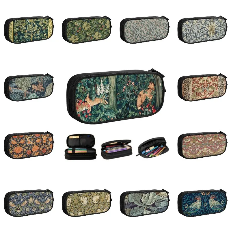 Fox And Hares By William Morris Pencil Cases for Girls Boys Custom Floral Textile Pattern Large Capacity Pen Box Bag Stationery
Fox And Hares By William Morris Pencil Cases for Girls Boys Custom Floral Textile Pattern Large Capacity Pen Box Bag Stationery