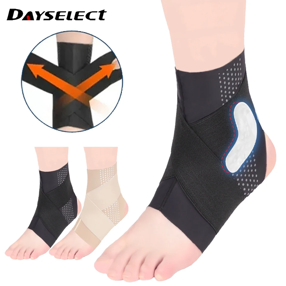 Sport Ankle Stabilizer Brace Compression Ankle Strain Bandages Ankle Support Protector for Basketball Football Fitness Running
Sport Ankle Stabilizer Brace Compression Ankle Strain Bandages Ankle Support Protector for Basketball Football Fitness Running