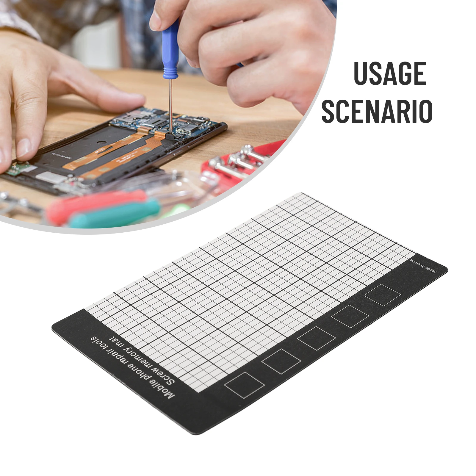 1pc Magnetic Screw Memory Mat Mini Chart Work Pad For Holding Small Screws Mobile Phone Repair Tools Accesorios
1pc Magnetic Screw Memory Mat Mini Chart Work Pad For Holding Small Screws Mobile Phone Repair Tools Accesorios