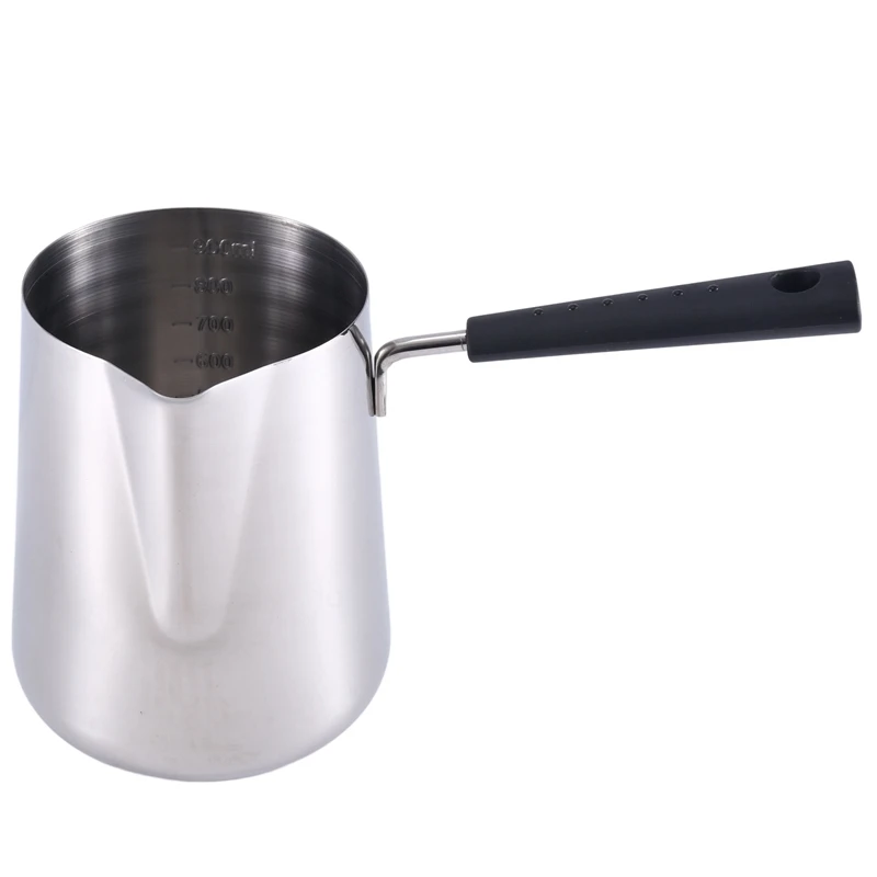 1000Ml Butter Warmer Stainless Steel Milk Warmer Pot With Handle Butter Pan Turkish Coffee Pot Chocolate Melting Pot
1000Ml Butter Warmer Stainless Steel Milk Warmer Pot With Handle Butter Pan Turkish Coffee Pot Chocolate Melting Pot