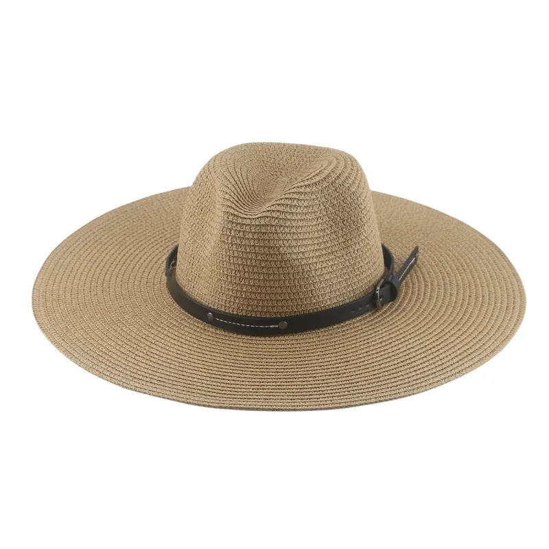 

Hat Beach Hats for Women Bucket Hat Wide Brim 11cm Straw Hat Summer Khaki White Outdoor Panama Women Men Caps Gorras Para Mujer