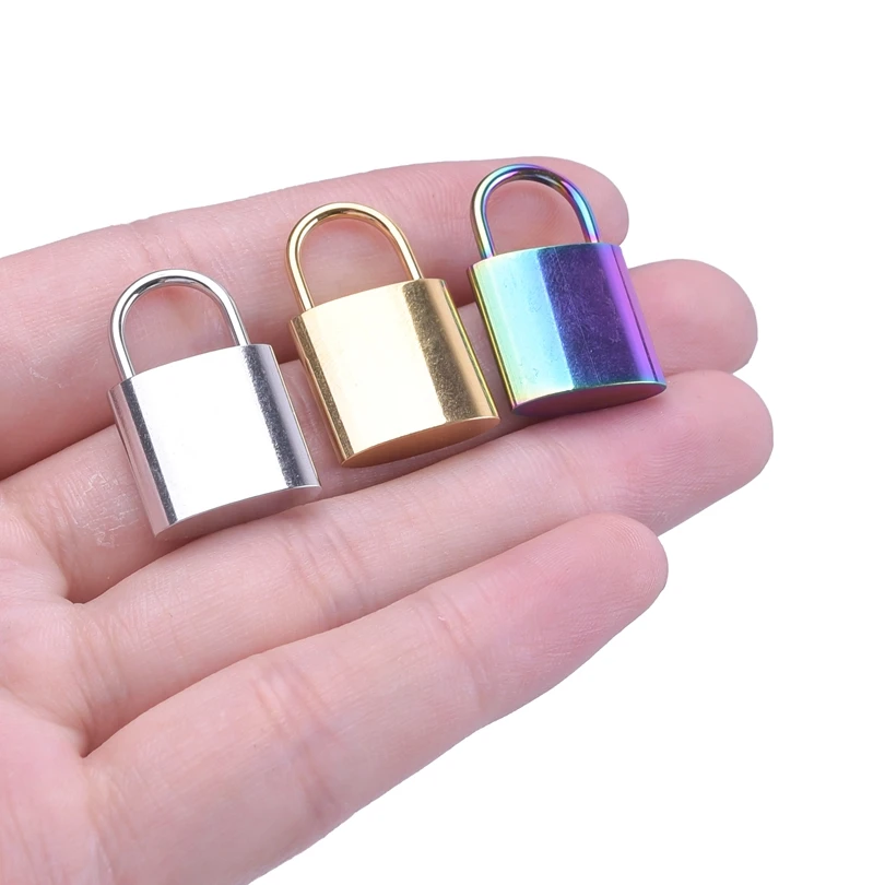 3pcs/Lot Rainbow Gold Color Lock Lockstitch Pendant Stainless Steel Padlock Charms For Women Jewelry Making Necklace Supplies
3pcs/Lot Rainbow Gold Color Lock Lockstitch Pendant Stainless Steel Padlock Charms For Women Jewelry Making Necklace Supplies