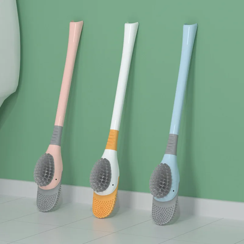 Cute Smart Silicone Toilet Brush And Holder Set Free Punch Wall Mounted Toilet Accessory WC Cleaning Brush To Clean Bathroom
Cute Smart Silicone Toilet Brush And Holder Set Free Punch Wall Mounted Toilet Accessory WC Cleaning Brush To Clean Bathroom