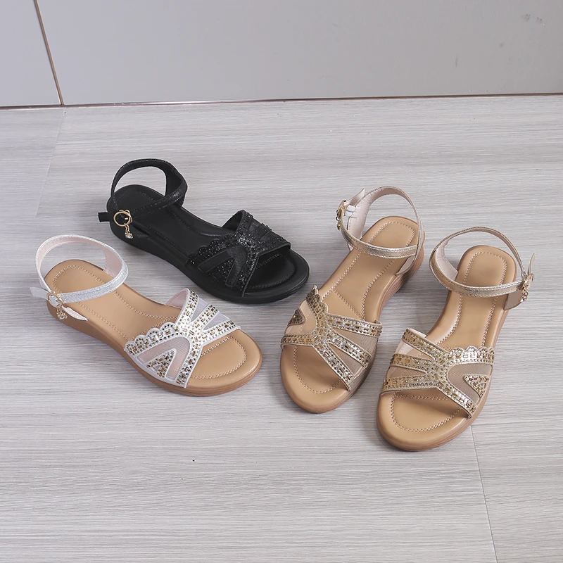 Women Genuine Leather Closed Toe Sandal Hollow Out Flat Heeled Ladies Sandals Ankle Strap Cover Heel Woman Summer Casual Flats
Women Genuine Leather Closed Toe Sandal Hollow Out Flat Heeled Ladies Sandals Ankle Strap Cover Heel Woman Summer Casual Flats