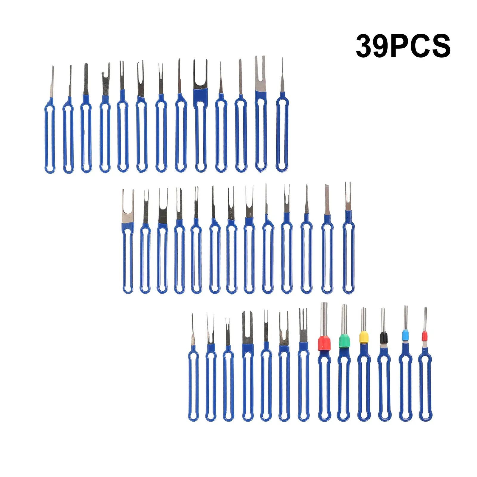 18/36/39Pcs/Set Car Wire Terminal Removal Tool Kit Depinning Tool Electrical Connector Pin Removal Car Special Disassembly Tool
18/36/39Pcs/Set Car Wire Terminal Removal Tool Kit Depinning Tool Electrical Connector Pin Removal Car Special Disassembly Tool