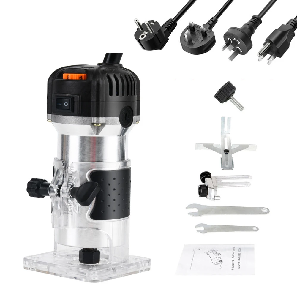 800W Woodworking Electric Trimmer 30000RPM Wood Router Engraving Slotting Trimming Machine Woodworking Electric Power Tools
800W Woodworking Electric Trimmer 30000RPM Wood Router Engraving Slotting Trimming Machine Woodworking Electric Power Tools