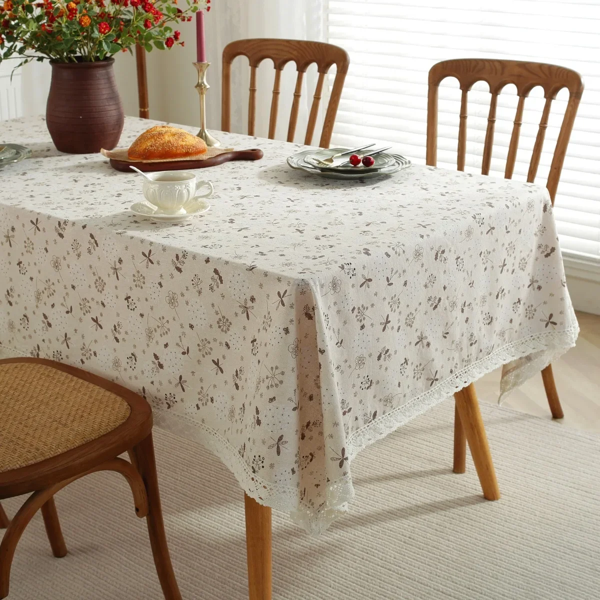 Korean Cotton Linen Printing Pastoral Retro Tablecloth for Table Rectangular Tablecloth with Tassel Dining Table Cover Tea Cloth
Korean Cotton Linen Printing Pastoral Retro Tablecloth for Table Rectangular Tablecloth with Tassel Dining Table Cover Tea Cloth