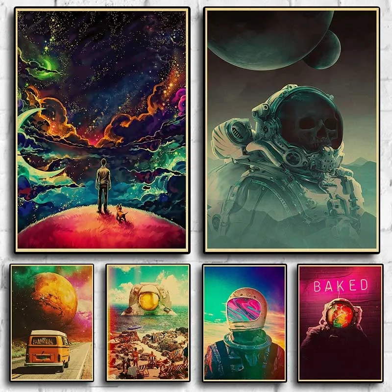 Art Poster Printing Vintage Astronaut Space Cartoon Watercolor Home Decoration Canvas Spray Wallpaper Gift
Art Poster Printing Vintage Astronaut Space Cartoon Watercolor Home Decoration Canvas Spray Wallpaper Gift