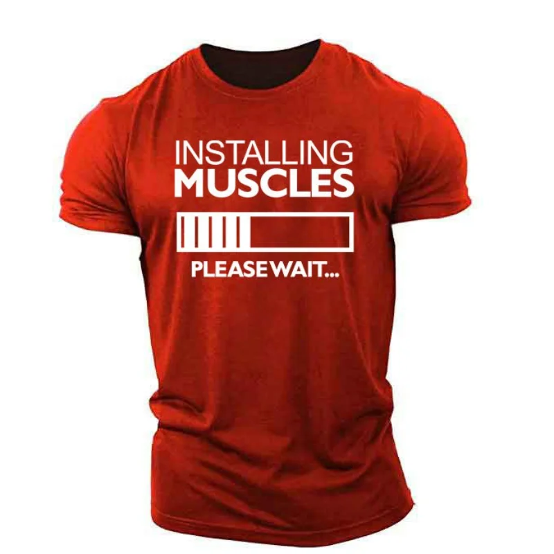 Fashion New Summer Personality 3D Letters Printing T-shirt Muscle Short-sleeved Trend Tough Guy Wind Men Fitness Clothing Tops
Fashion New Summer Personality 3D Letters Printing T-shirt Muscle Short-sleeved Trend Tough Guy Wind Men Fitness Clothing Tops