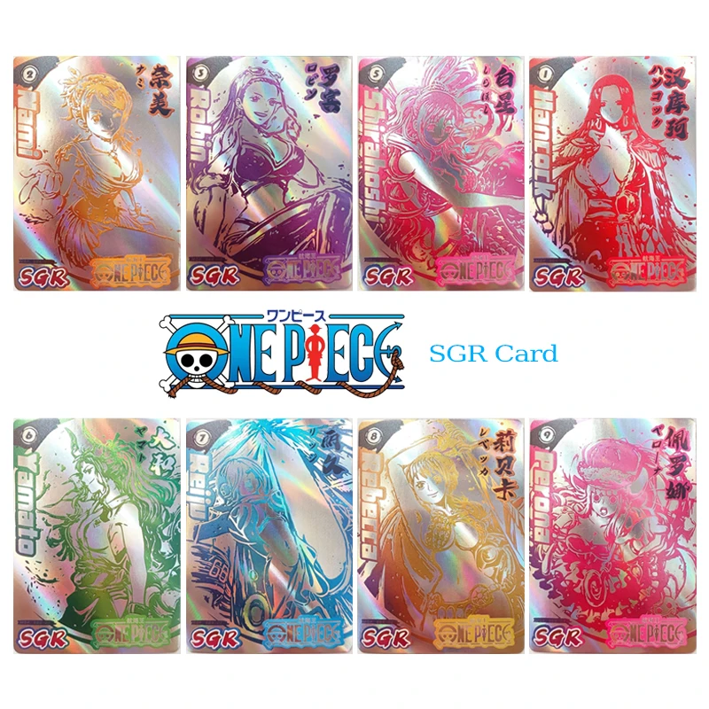 cartoon ONE PIECE Nami Hancock SGR card Bronzing collection Anime characters Game cards Children's toys Christmas Birthday gifts
cartoon ONE PIECE Nami Hancock SGR card Bronzing collection Anime characters Game cards Children's toys Christmas Birthday gifts