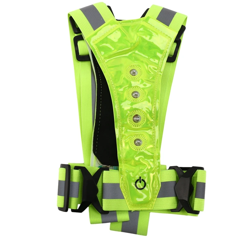 Reflective Vest, Adjustable, High Visibility Vest, Safety Vest With 8 LED Lamps, High Visibility For Jogging
Reflective Vest, Adjustable, High Visibility Vest, Safety Vest With 8 LED Lamps, High Visibility For Jogging