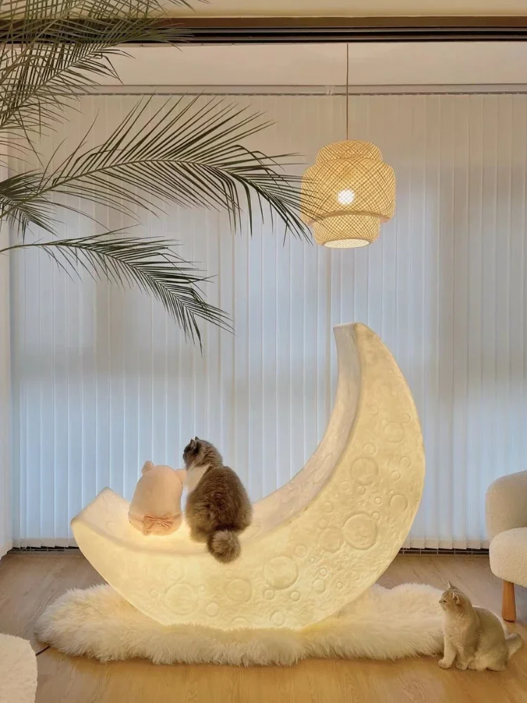 Courtyard Party Moon Floor Lamp Outdoor Waterproof Villa Ambience Light Living Room Crescent Lamp
Courtyard Party Moon Floor Lamp Outdoor Waterproof Villa Ambience Light Living Room Crescent Lamp