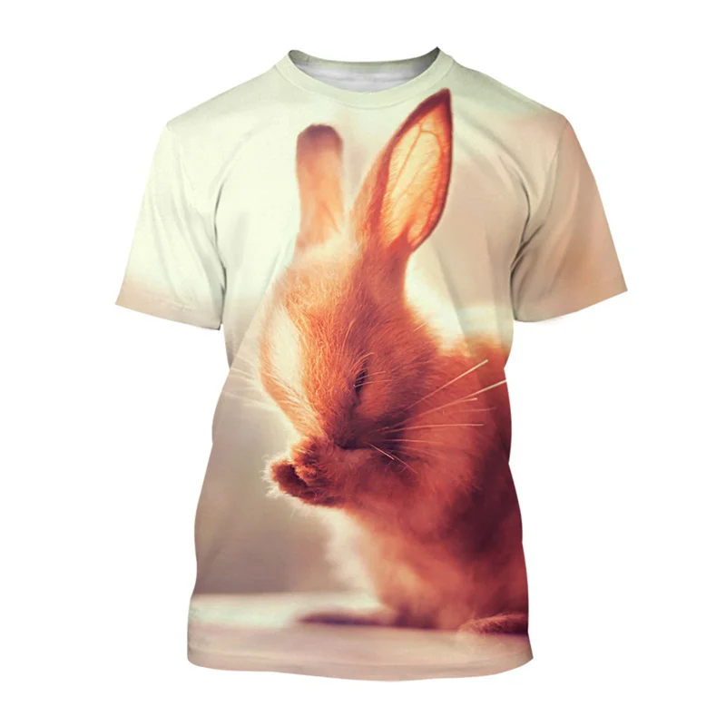 3D Cute Animal Rabbit Printing T Shirt Children Fashion Streetwear Short Sleeves New Summer Harajuku Tee Shirts Vintage Clothing
3D Cute Animal Rabbit Printing T Shirt Children Fashion Streetwear Short Sleeves New Summer Harajuku Tee Shirts Vintage Clothing