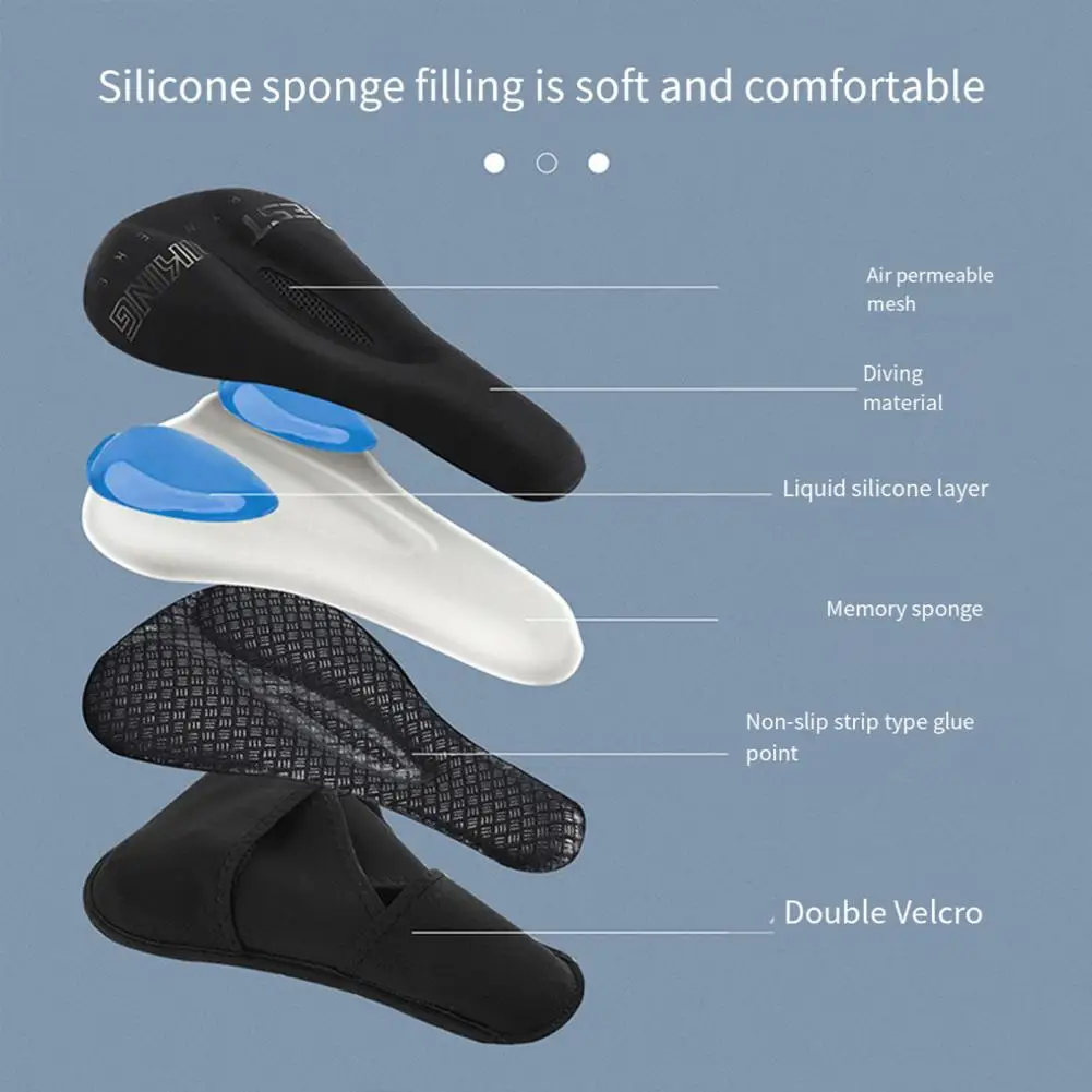 Bicycle Seat Cushion Cover Bicycle Seat Cover Durable Bicycle Saddle Cover Shock-absorbing Impact Resistant Non-slip Enhance
Bicycle Seat Cushion Cover Bicycle Seat Cover Durable Bicycle Saddle Cover Shock-absorbing Impact Resistant Non-slip Enhance