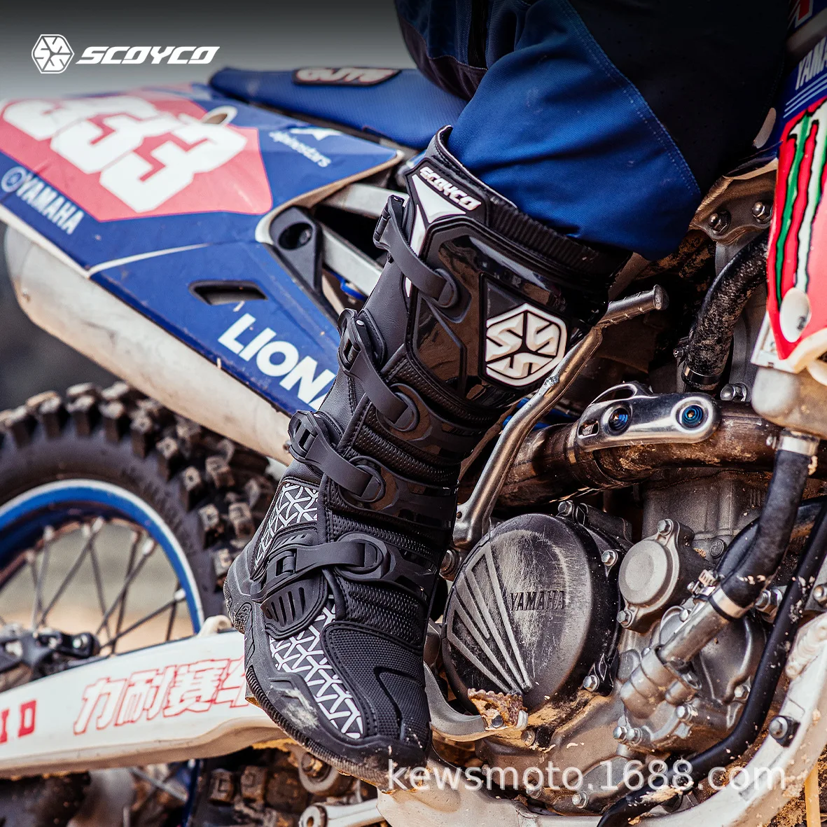 SCOYCO Motorcycle Riding Protective Boots Knee-High Anti-drop Motocross Boats Anti-Slip All-Terrain Grip Long Moto Rally Boots SCOYCO Motorcycle Riding Protective Boots Knee-High Anti-drop Motocross Boats Anti-Slip All-Terrain Grip Long Moto Rally Boots