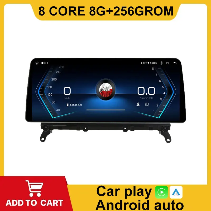 

12.3 Inch Android 13 Touch Screen For BMW X3 F25 X4 F26 Car Accessories Auto Carplay Monitors Video Radio Multimedia Player
