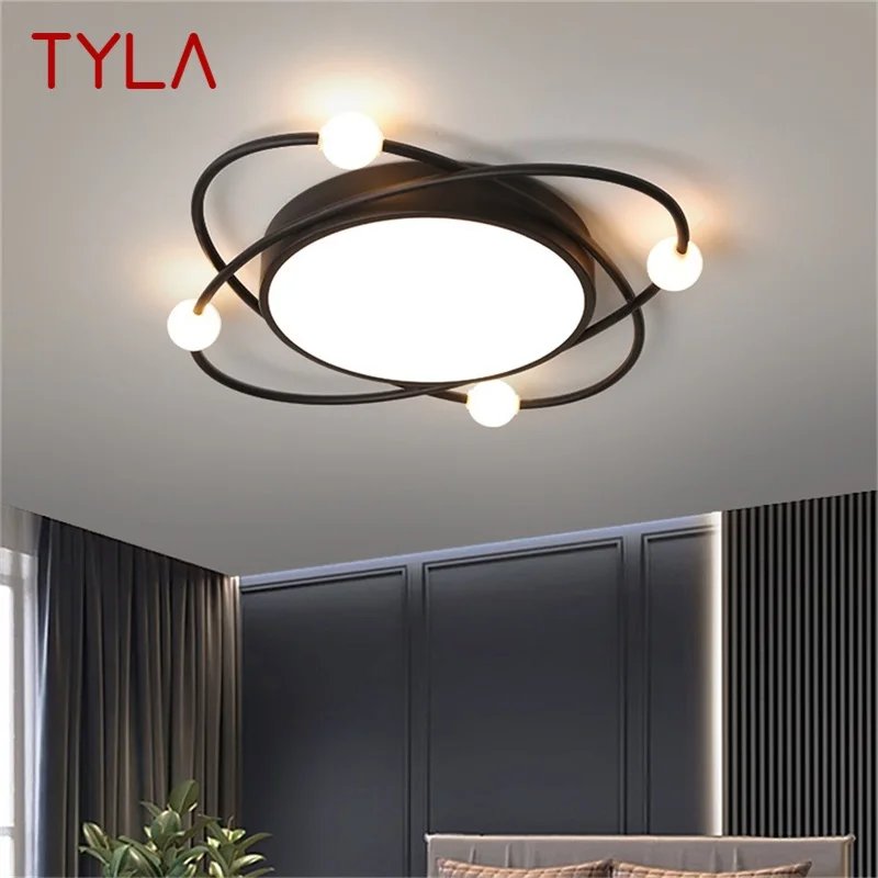 TYLA Nordic Ceiling Light Contemporary Black Round Lamp Fixtures LED Home Decorative for Living Bed Room
TYLA Nordic Ceiling Light Contemporary Black Round Lamp Fixtures LED Home Decorative for Living Bed Room