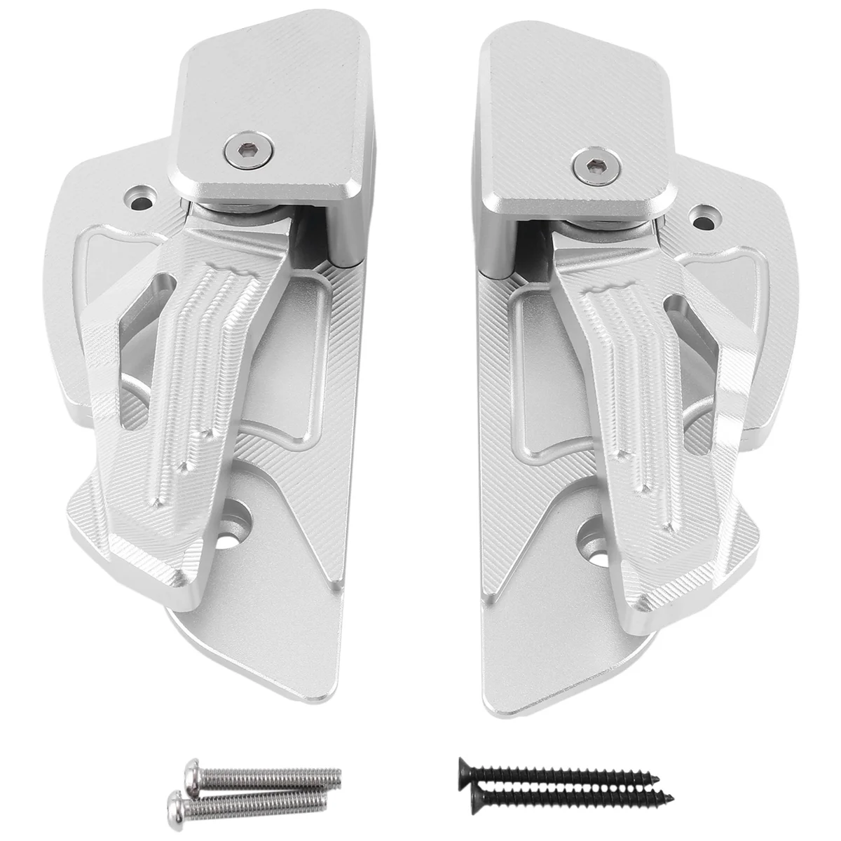 Motorcycle Foldable Rear Passenger Footpegs Extention Foot Pedal Footrests for Vespa Primavera Sprint 125 150(Silver)
Motorcycle Foldable Rear Passenger Footpegs Extention Foot Pedal Footrests for Vespa Primavera Sprint 125 150(Silver)