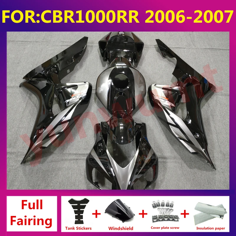 Motorcycle Injection full Fairings Kit fit For CBR1000RR CBR 1000RR CBR1000 RR 2006 2007 Bodywork fairing kit zxmt black silver
Motorcycle Injection full Fairings Kit fit For CBR1000RR CBR 1000RR CBR1000 RR 2006 2007 Bodywork fairing kit zxmt black silver