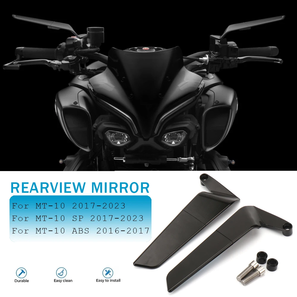 Universal Motorcycle Accessories Mirror Wind Wing side Rearview Reversing mirror For YAMAHA MT-10 SP MT10 MT 10 ABS mt10
Universal Motorcycle Accessories Mirror Wind Wing side Rearview Reversing mirror For YAMAHA MT-10 SP MT10 MT 10 ABS mt10