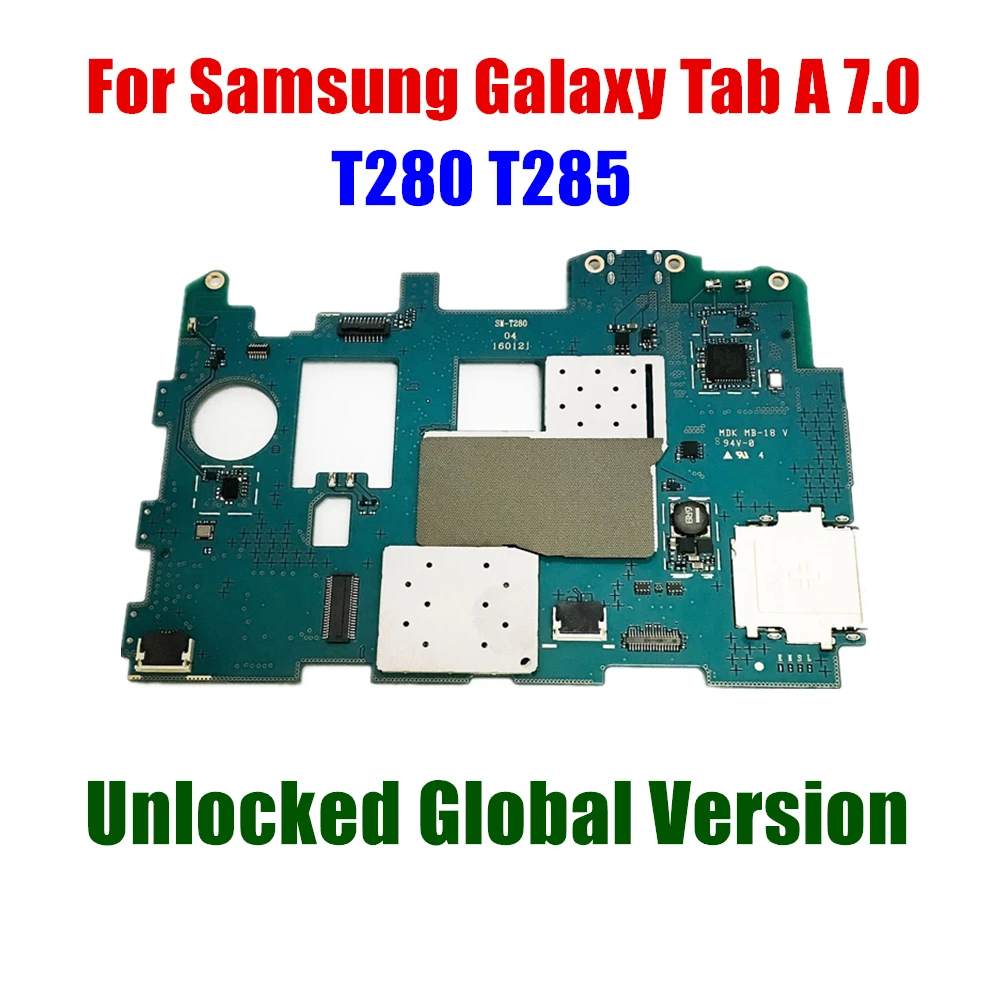 Unlocked For Samsung Galaxy Tab A 7.0 T280 T285 WIFI SIM Android OS Motherboard Eu Version Logic board Full chips
Unlocked For Samsung Galaxy Tab A 7.0 T280 T285 WIFI SIM Android OS Motherboard Eu Version Logic board Full chips