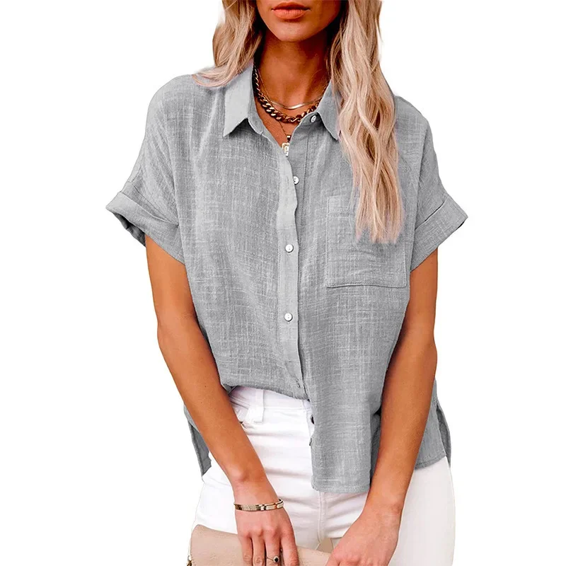The 2023, the spring-summer look, the cotton, the hemp, the pocket, the short-sleeved shirt, the T-shirt gray22
The 2023, the spring-summer look, the cotton, the hemp, the pocket, the short-sleeved shirt, the T-shirt gray22