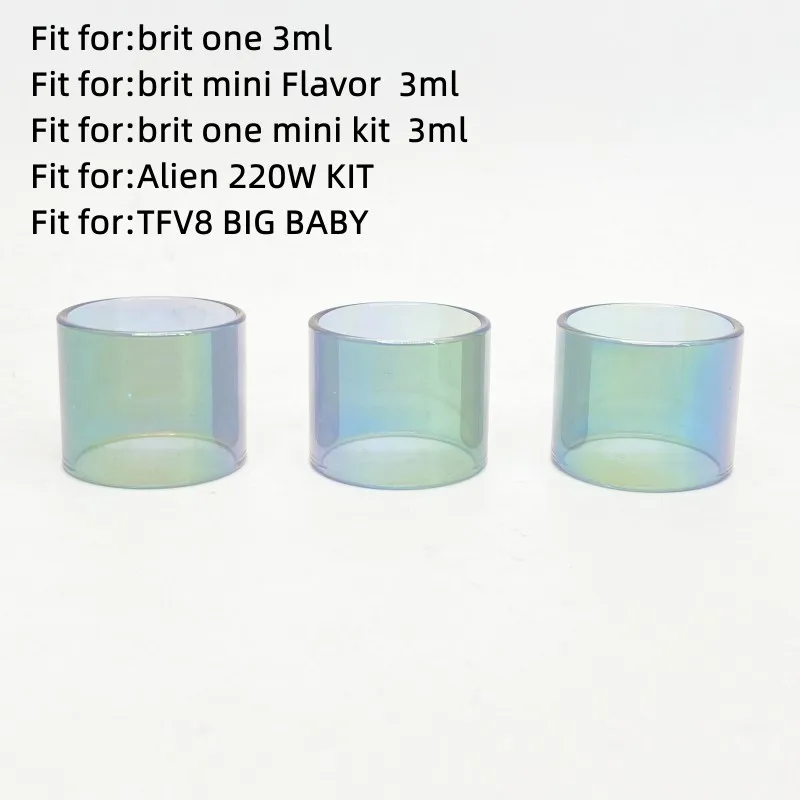 3 PCS Straight Glass Tube For brit one 3ml / brit mini Flavor 3ml / brit one mini kit 3ml / Alien 220W KIT / TFV8 BIG BABY
3 PCS Straight Glass Tube For brit one 3ml / brit mini Flavor 3ml / brit one mini kit 3ml / Alien 220W KIT / TFV8 BIG BABY