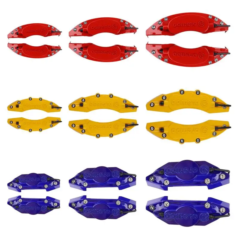 

Car Disc Brake Caliper Covers Universel Decorate Replace Parts 3D Heat Resistant Brake Caliper For Front And Rear Wheel Hubs