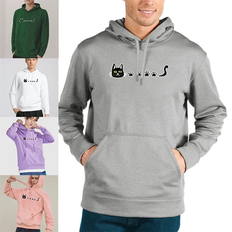 Footprints Printing Hoodies Men Casual Pullover New Sweatshirts Long Sleeve Sweatshirt Drawstring Fashion Clothes Top Streetwear
Footprints Printing Hoodies Men Casual Pullover New Sweatshirts Long Sleeve Sweatshirt Drawstring Fashion Clothes Top Streetwear