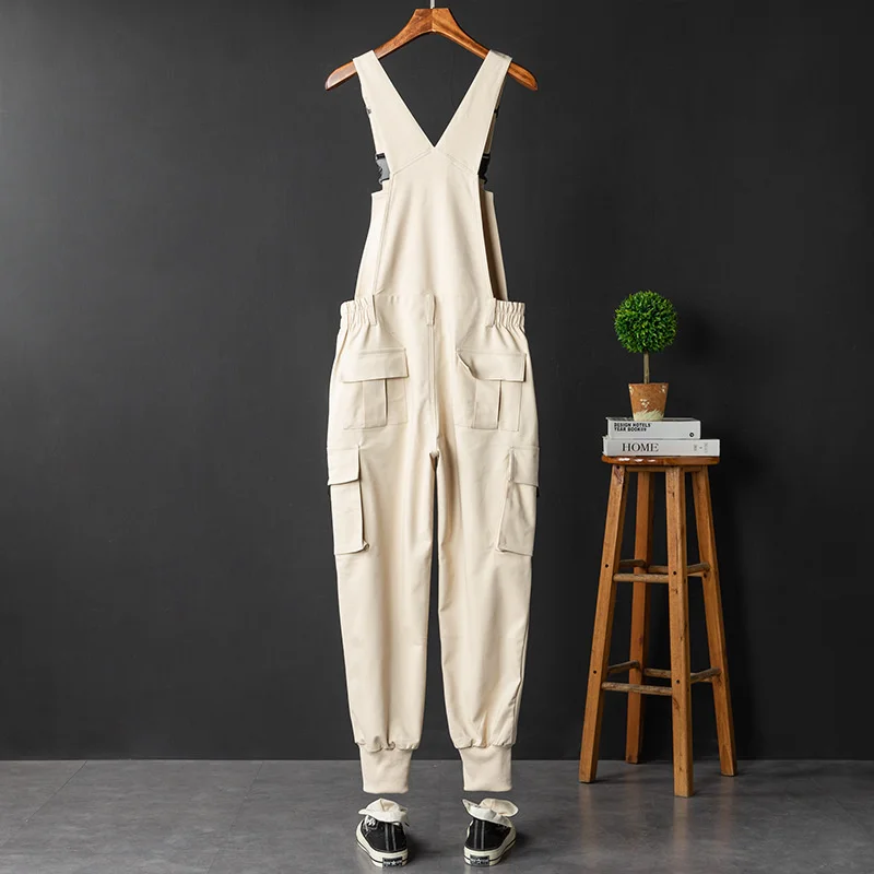 Elastic Strap Pants Bib Overalls Cargo pants MultiPocket Baggy Bib Pants Trousers Men Techwear Retro Work pants Hip Hop Jumpsuit
Elastic Strap Pants Bib Overalls Cargo pants MultiPocket Baggy Bib Pants Trousers Men Techwear Retro Work pants Hip Hop Jumpsuit