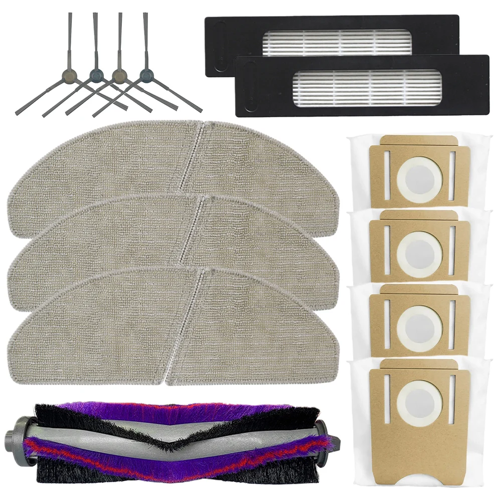 Roller Side Brushes Filters Kit For Midea S8 Plus /CLIEN T24 / ThinkAir RV50 Pro Vacuum Cleaner Parts Mop Cloths Dust Bags
Roller Side Brushes Filters Kit For Midea S8 Plus /CLIEN T24 / ThinkAir RV50 Pro Vacuum Cleaner Parts Mop Cloths Dust Bags