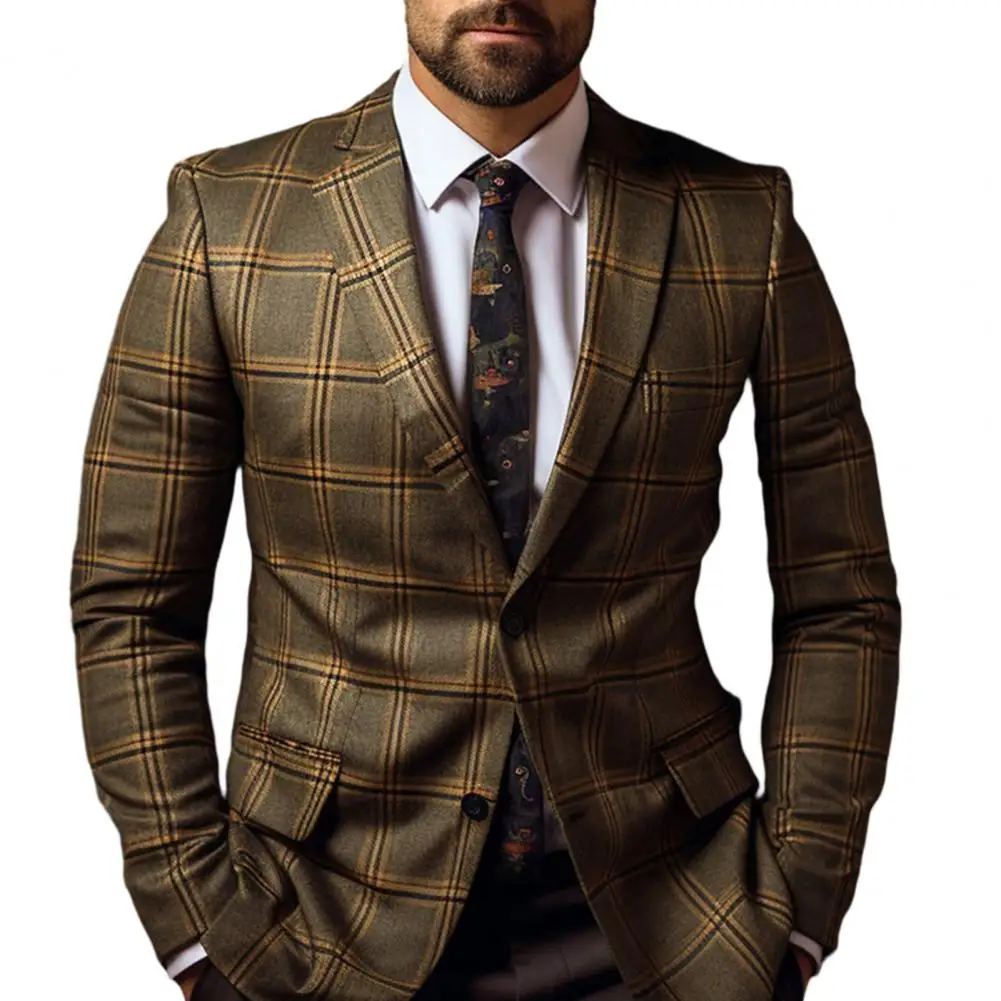 

Мужской Блейзер, весна 2024, высококачественный мужской пиджак с принтом в Корейском стиле, приталенный деловой пиджак для свадьбы, вечеринки, выпускного