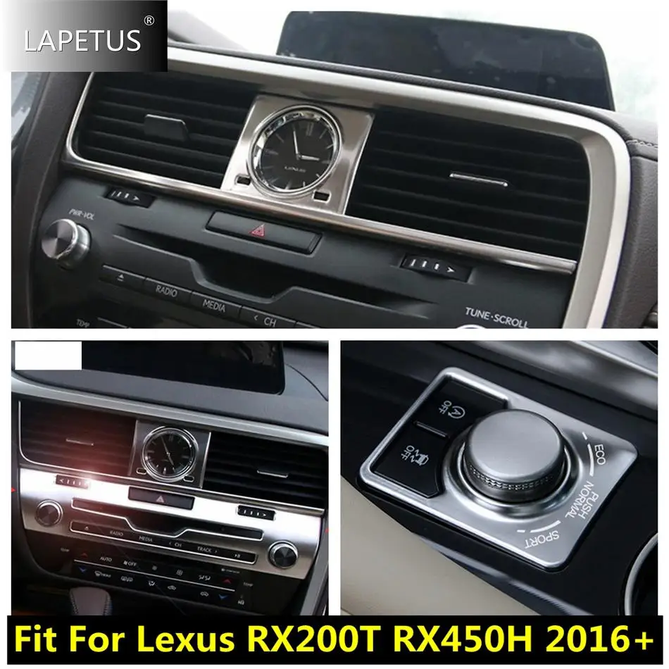 Driving Model Knob / Central Control CD Panel / Clock Ring / Air Vent Cover Trim For Lexus RX RX450h 2016 - 2021 Car Accessories
Driving Model Knob / Central Control CD Panel / Clock Ring / Air Vent Cover Trim For Lexus RX RX450h 2016 - 2021 Car Accessories