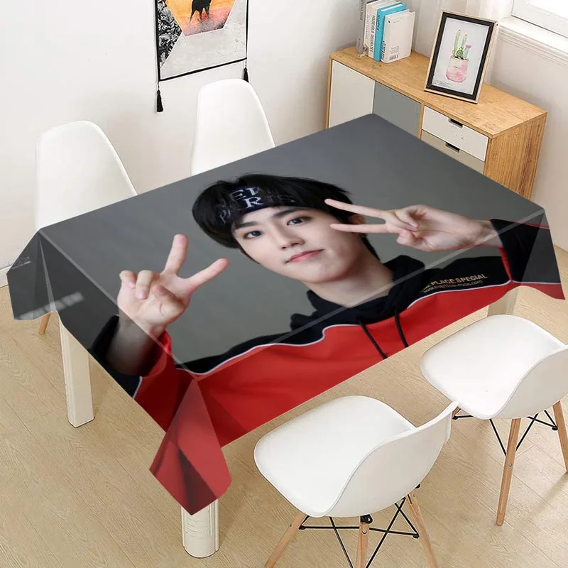 Han Jisung Tablecloth Oxford Fabric Square/Rectangular Dust-proof Table Cover For Party Home Decor TV Covers
Han Jisung Tablecloth Oxford Fabric Square/Rectangular Dust-proof Table Cover For Party Home Decor TV Covers