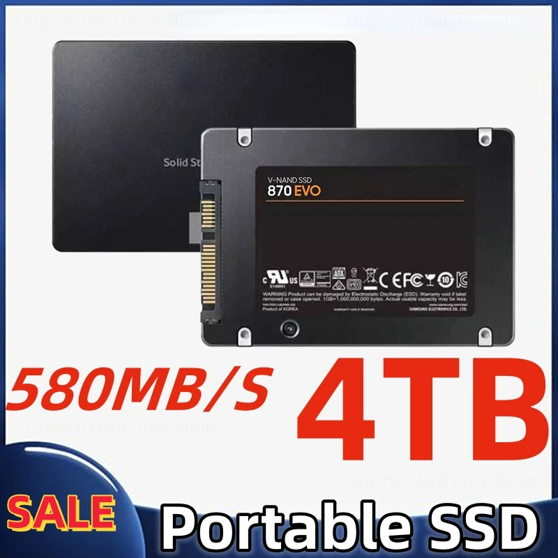 4TB SSD 870EVO Internal Solid State Drive Hard Disk 2.5 Inch Sata III 2TB SSD Drive Hard Disk For Microcomputer Desktop Laptop
4TB SSD 870EVO Internal Solid State Drive Hard Disk 2.5 Inch Sata III 2TB SSD Drive Hard Disk For Microcomputer Desktop Laptop