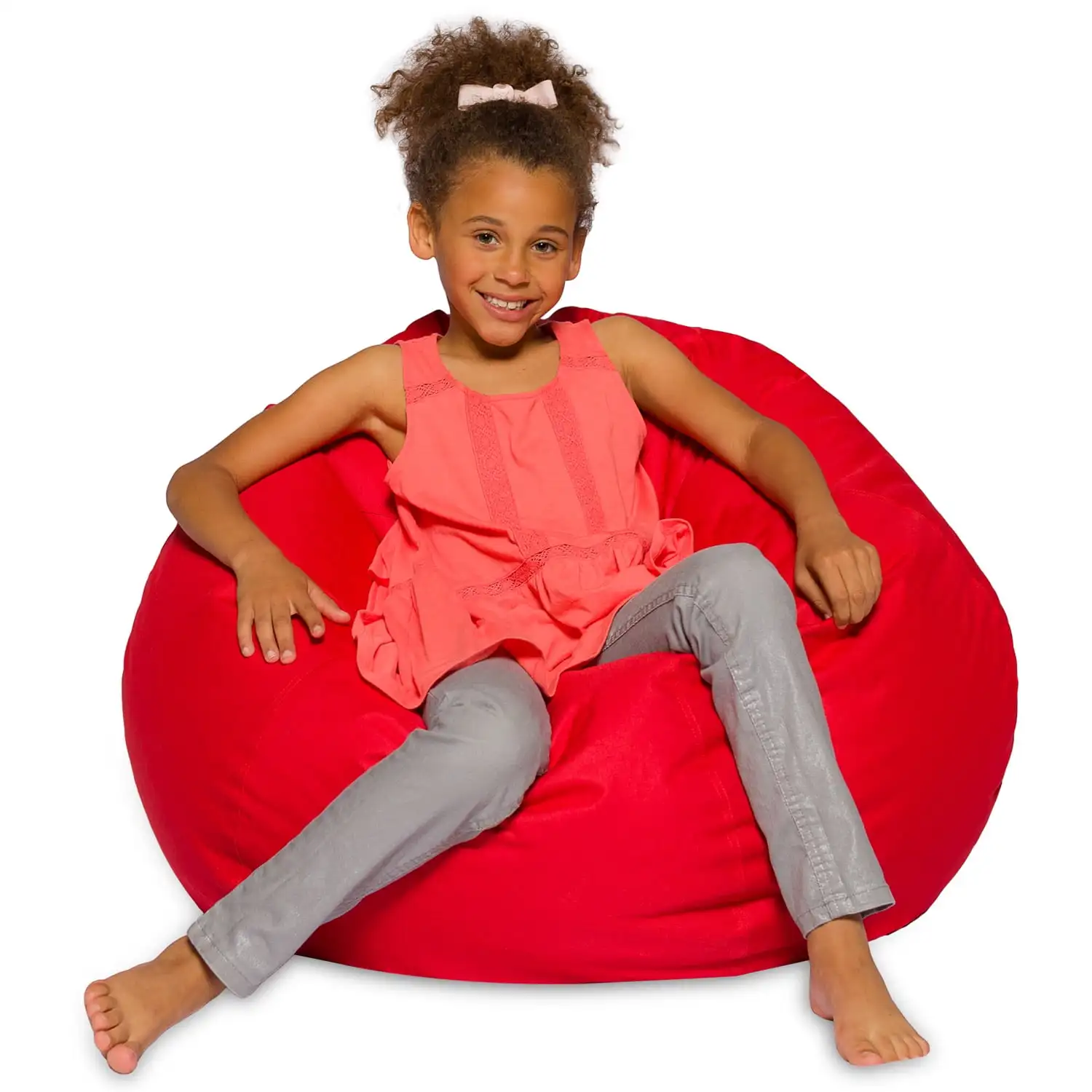 3 ft Ft Canvas Bean Bag Chair, Lazy Floor Sofa Bean Bag Couch w/ Memory Foam Fill for Living Room Bedroom - Red
3 ft Ft Canvas Bean Bag Chair, Lazy Floor Sofa Bean Bag Couch w/ Memory Foam Fill for Living Room Bedroom - Red