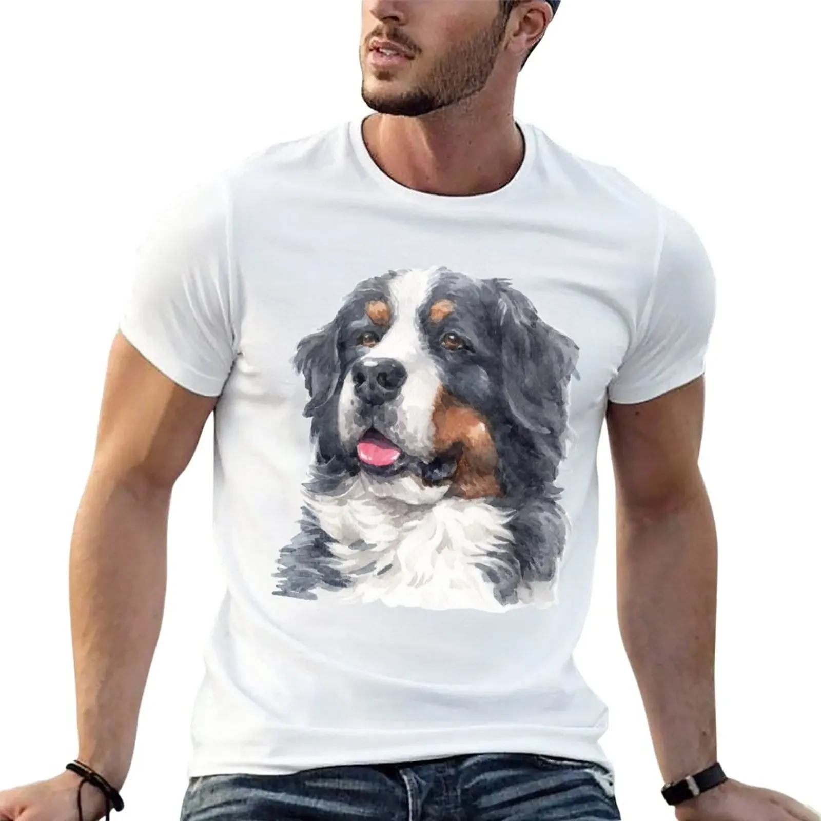 

Bernese Mt. Dog Face Is My Valentine ,Bernese Valentines gift 13 T-Shirt summer tops new edition sublime men clothes