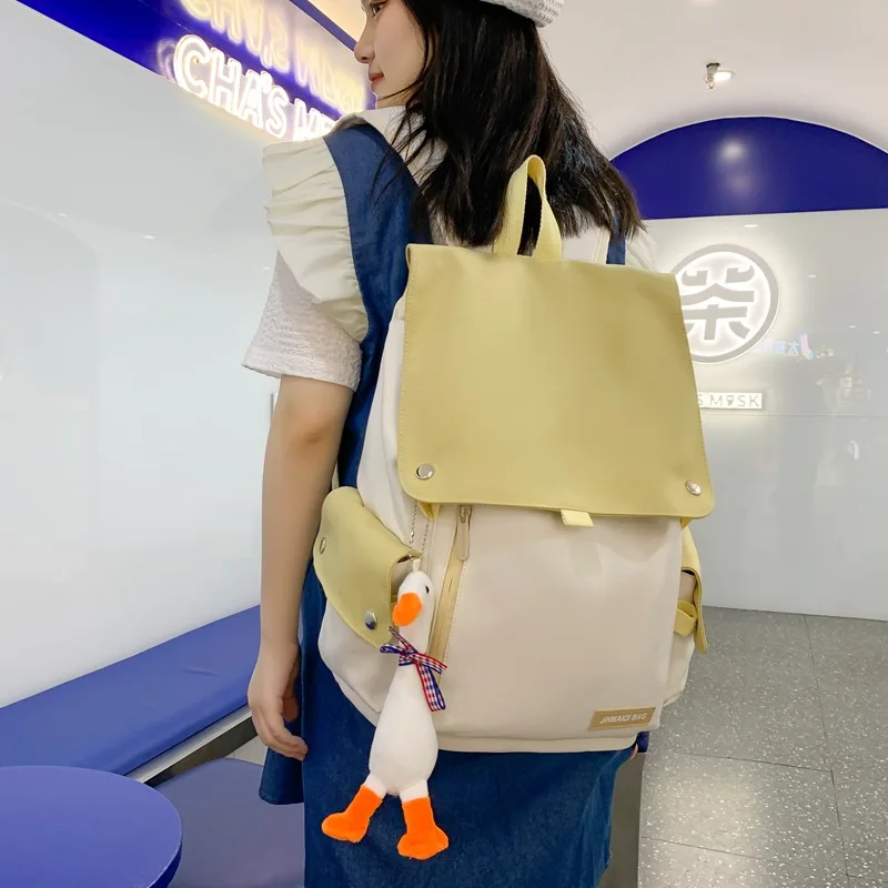 TRAVEASY 2023 Unisex Cool Stitching Contrast Color Backpack Woman Campus Students Female Large Capacity Outdoor Schoolbag Simple
TRAVEASY 2023 Unisex Cool Stitching Contrast Color Backpack Woman Campus Students Female Large Capacity Outdoor Schoolbag Simple