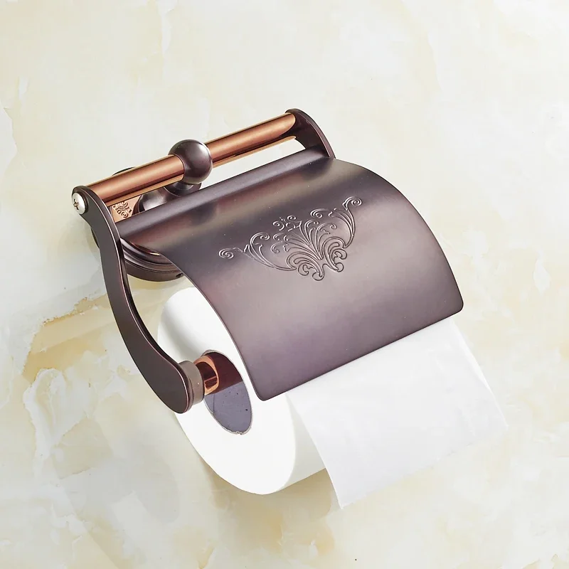 European Luxury Brass Wall Mounted Toilet Paper Holder Fashion ORB Plating Toilet Paper Rack Roll Holder Bathroom Accessories M
European Luxury Brass Wall Mounted Toilet Paper Holder Fashion ORB Plating Toilet Paper Rack Roll Holder Bathroom Accessories M