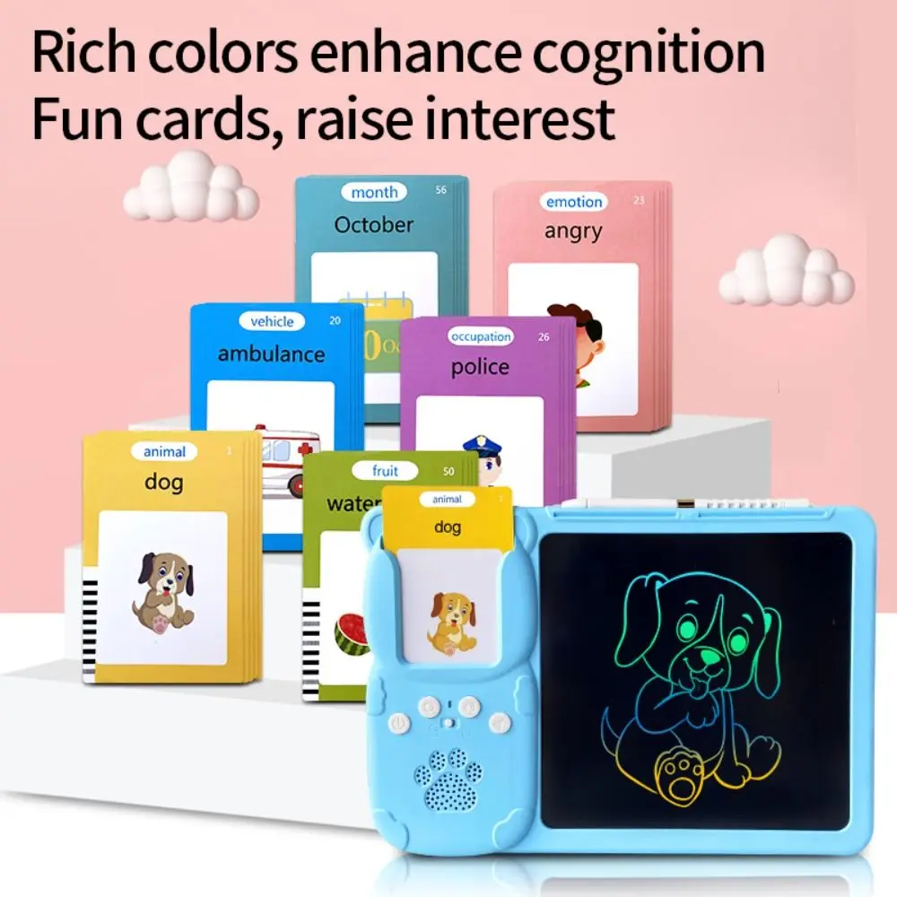 ABS Talking Flash Cards Educational 510 Words LCD Writing Tablet Rechargeable Early Education Card Learning Machine Kids
ABS Talking Flash Cards Educational 510 Words LCD Writing Tablet Rechargeable Early Education Card Learning Machine Kids