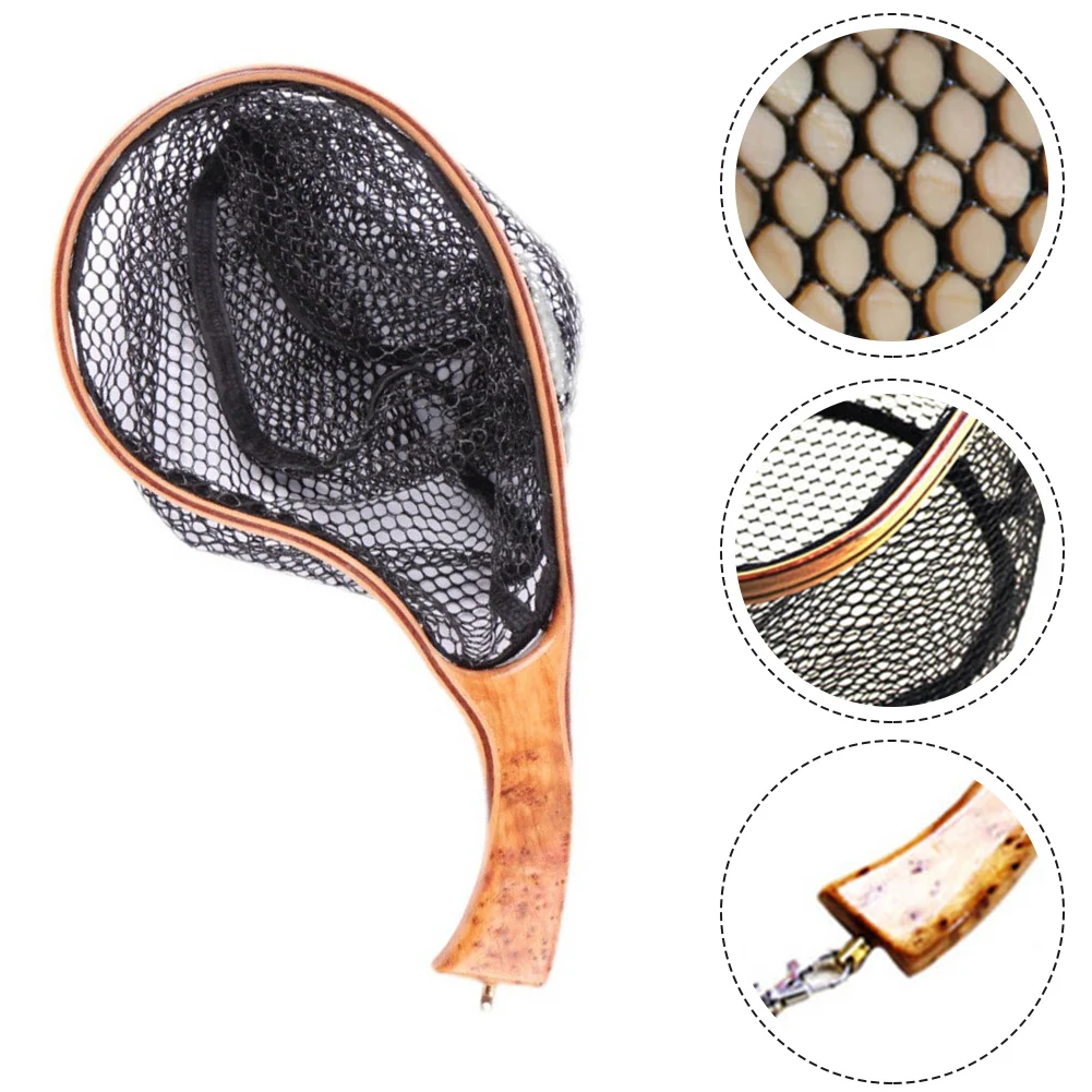 Release Net Fly Fishing Net Fishing Net Functional Landing Catch Stream Wood+plastic Wooden Frame Brand New 120g
Release Net Fly Fishing Net Fishing Net Functional Landing Catch Stream Wood+plastic Wooden Frame Brand New 120g