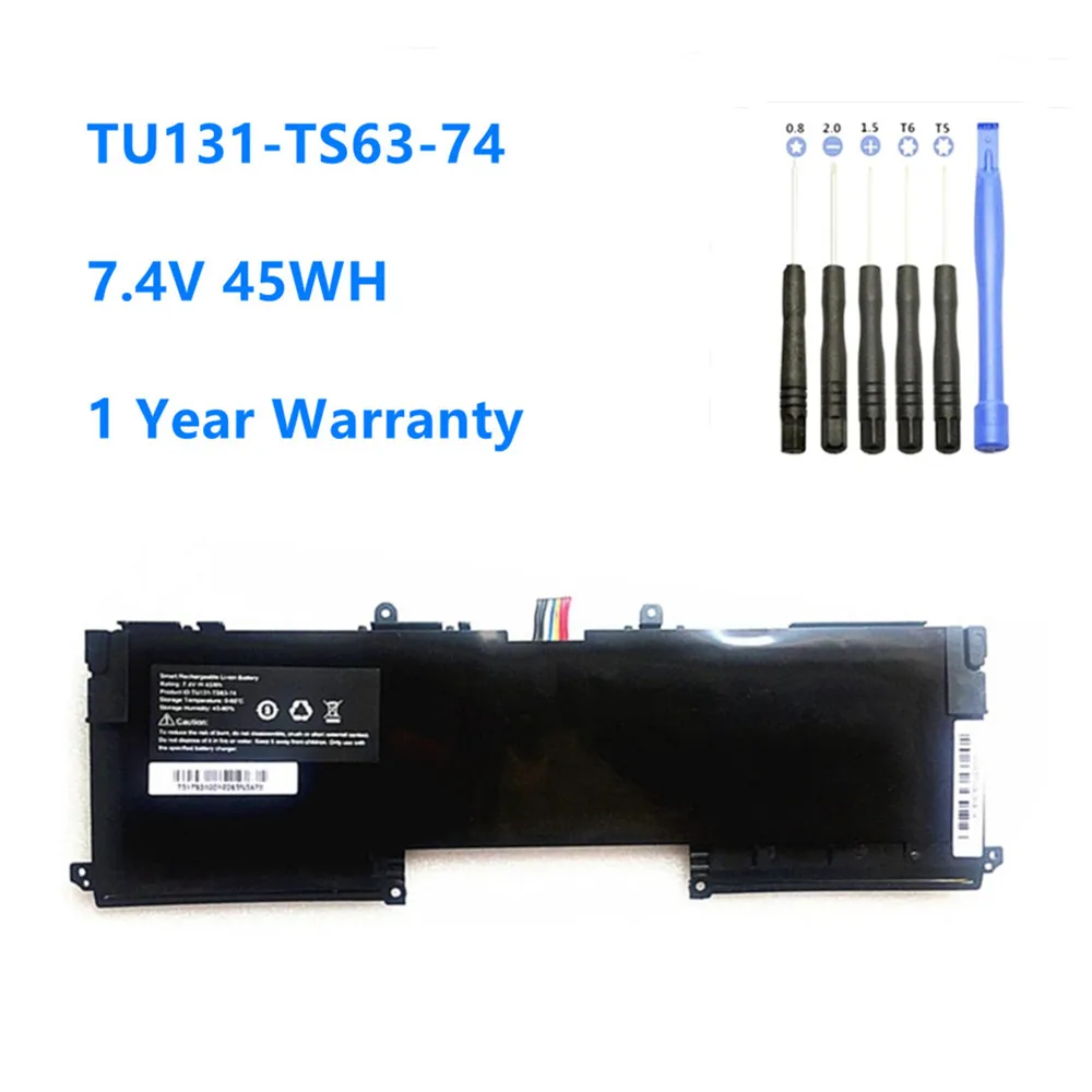 

TU131-TS63-74 TU131 7.4V 45WH Laptop Battery For DELL XPS13 8808 U13S881 U33X UX32K U731 TU131-TS63-74