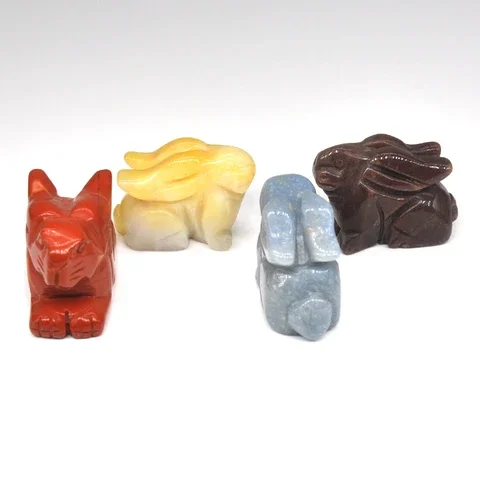 Rabbit Figurine Carved from Natural Stones and Crystals for Room Decor Healing Minerals Gem Collection Craft Gift 1PC Reiki Sta
Rabbit Figurine Carved from Natural Stones and Crystals for Room Decor Healing Minerals Gem Collection Craft Gift 1PC Reiki Sta